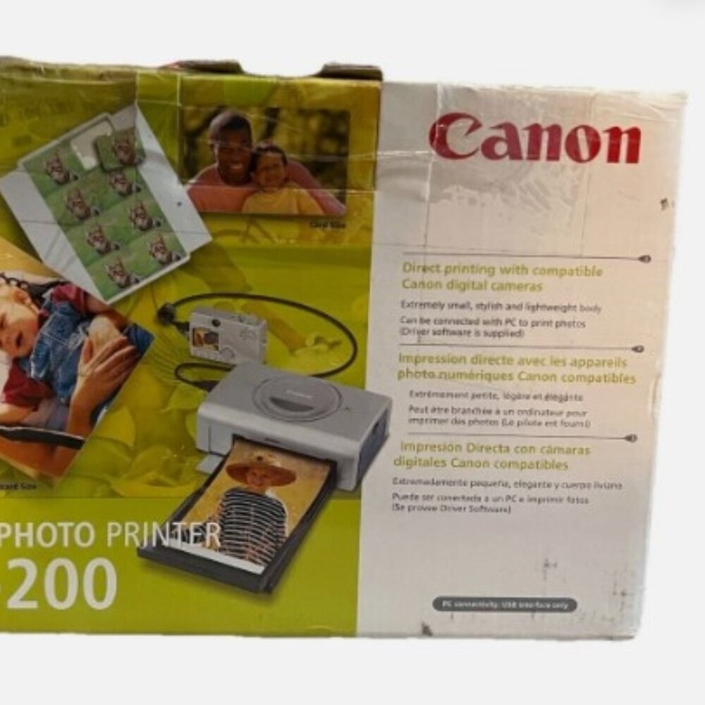 NOS Canon CP-200 Card Photo Printer